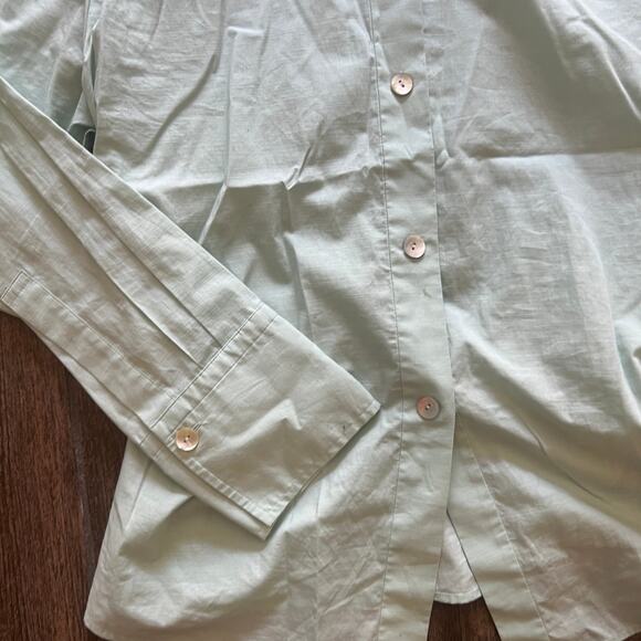 Vince button-down fitted tie back shirt Medium - Picture 4 of 10